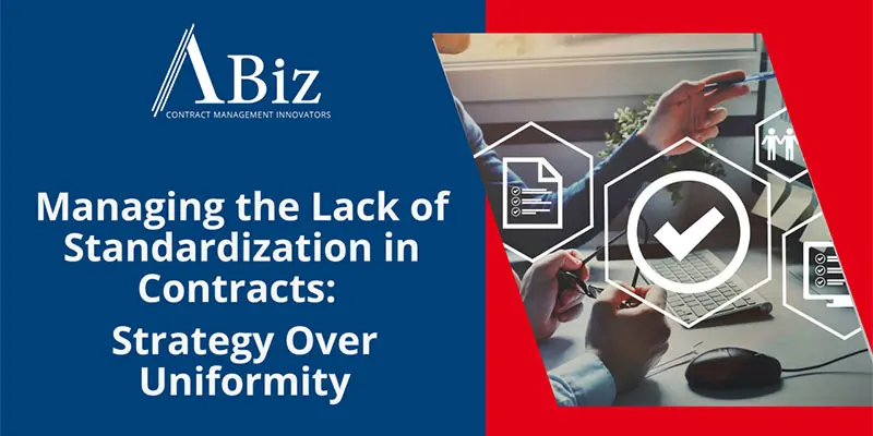 Managing the Lack of Standardization in Contracts