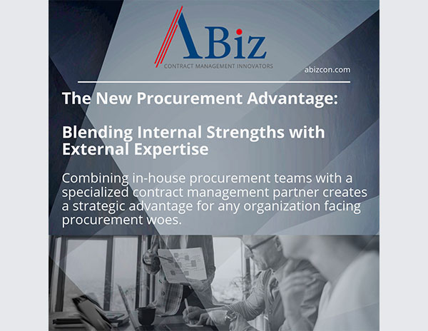 The New Procurement Advantage: Blending Internal Strengths with External Expertise