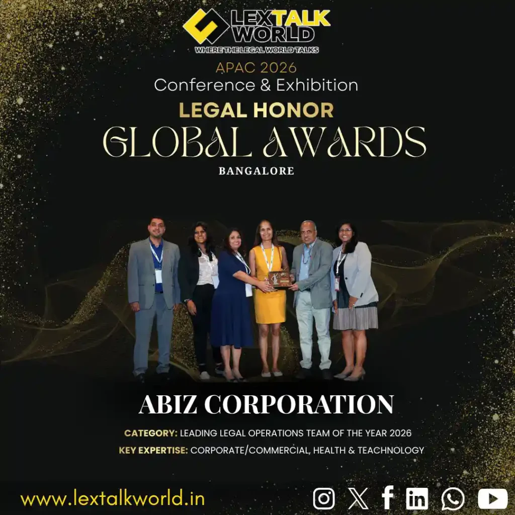 ABiz Corporation Named Leading Legal Operations Team of the Year at LexTalk World APAC & ME